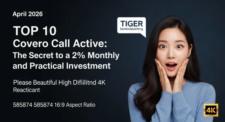 2026년 4월 TIGER 반도체TOP10커버드콜액티브 월 2% 배당의 비밀과 실전 투자 전략