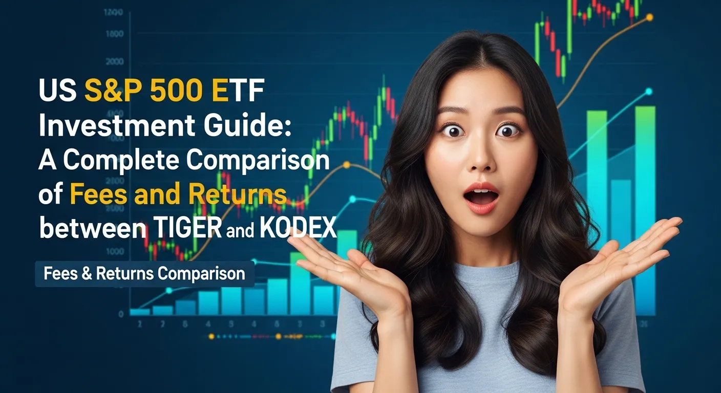 미국 SP500 ETF 투자 가이드 TIGER vs KODEX 수수료 및 수익률 완벽 비교