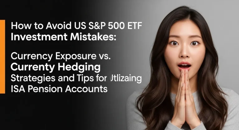 미국 S&P500 ETF 투자 실수 피하는 법: 환노출 vs 환헤지 전략 및 ISA 연금계좌 활용 팁